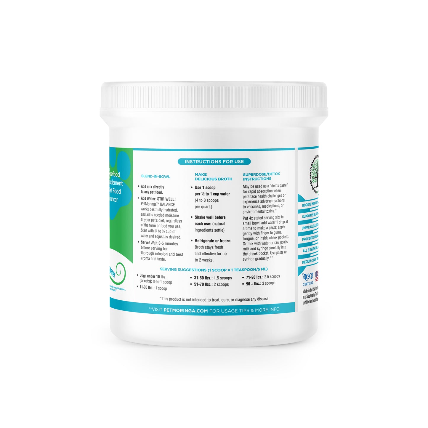 EQUILIBRIO PetMoringa™: ¡EL ORIGINAL!