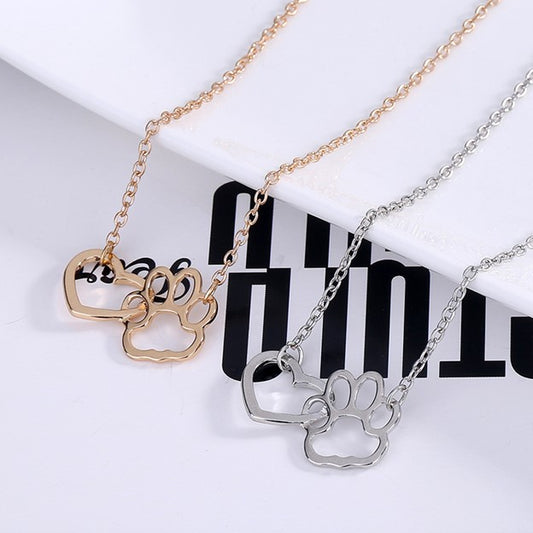 My Heart's Entwined with a Paw Necklace!  40% OFF!
