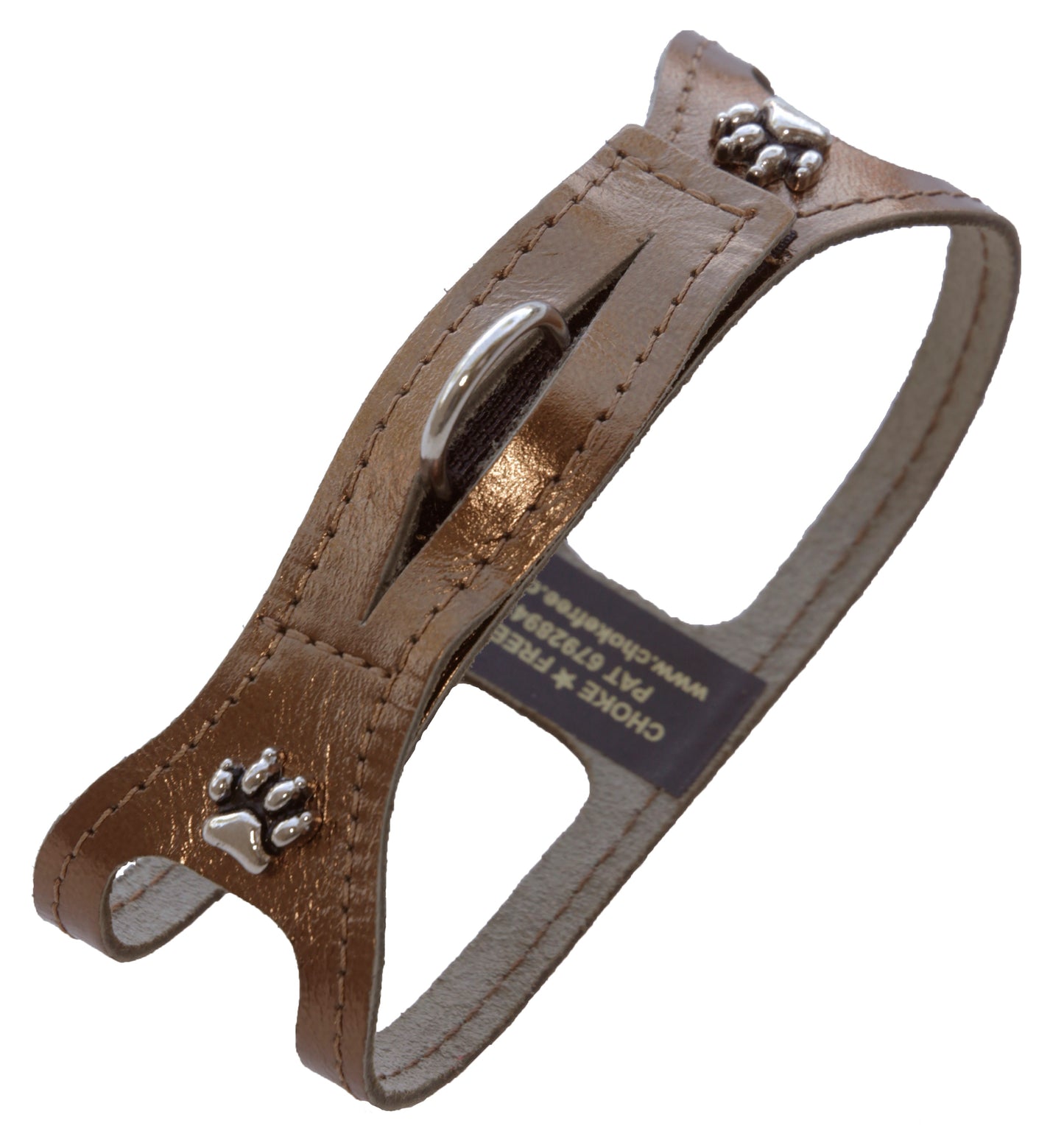 Arneses ChokeFree™ ORIGINALES - Cuero metalizado (Tallas XL)