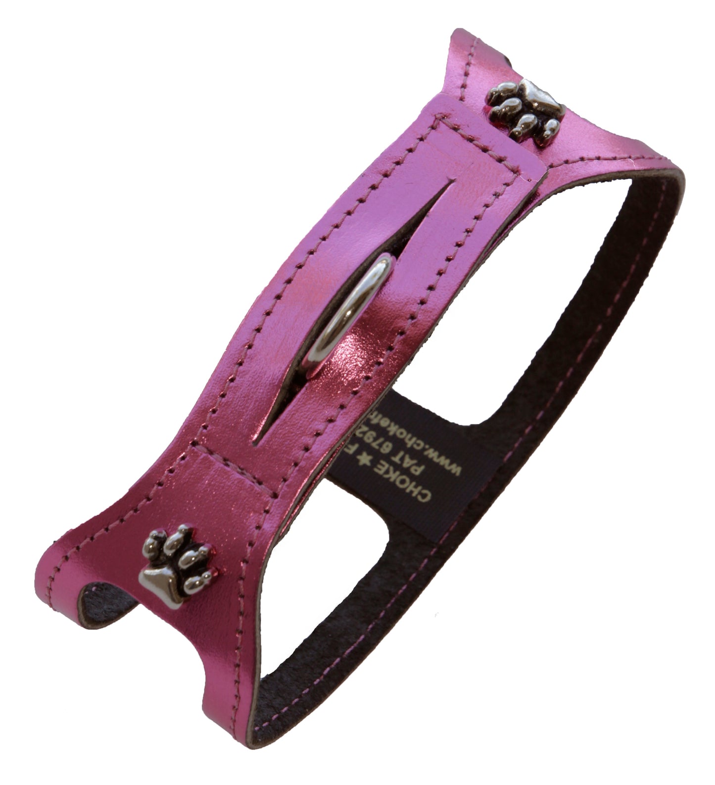 ORIGINAL ChokeFree™ Harnesses - Metallic Leather (Small - Medium Sizes)
