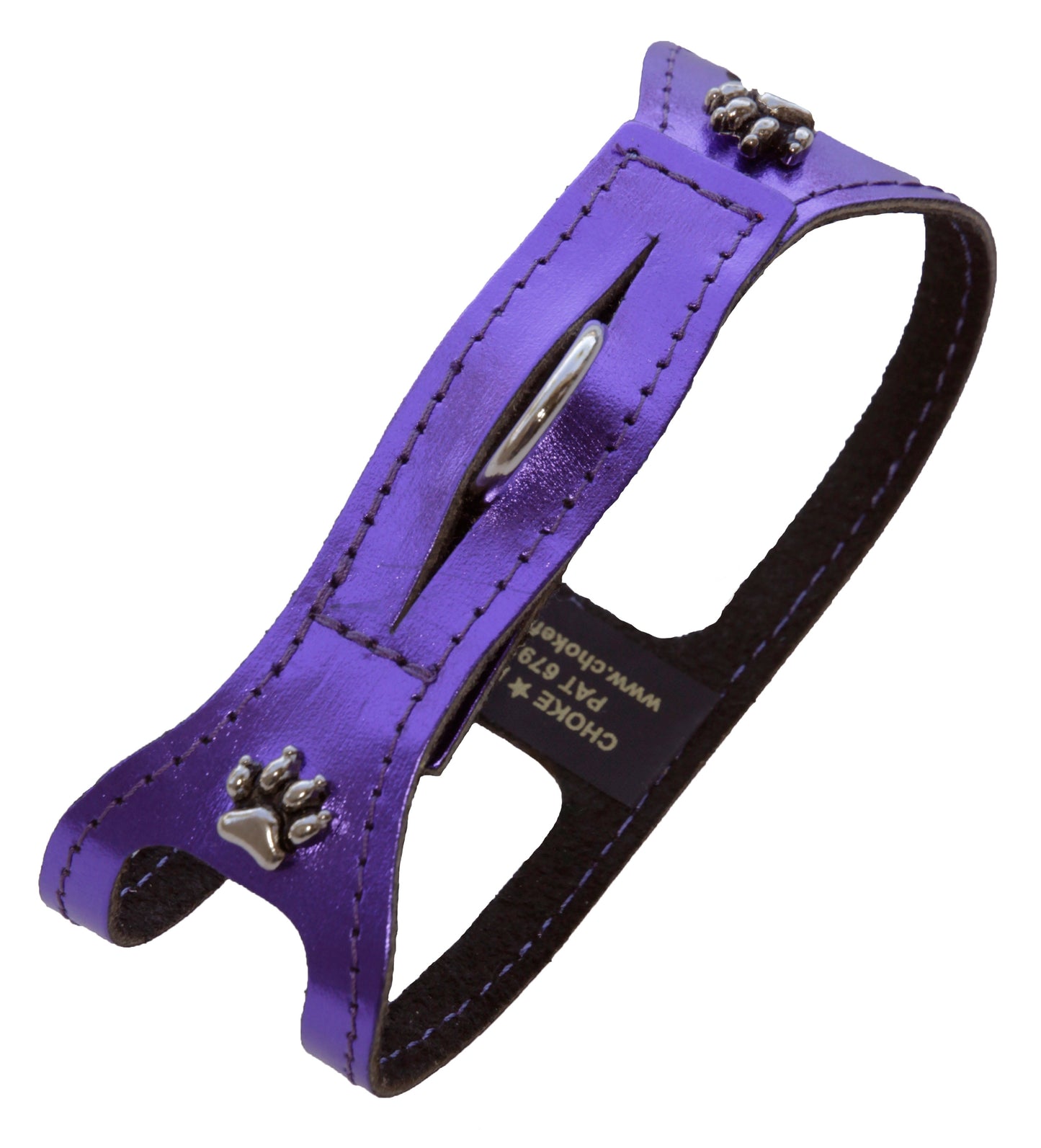 ORIGINAL ChokeFree™ Harnesses - Metallic Leather (Small - Medium Sizes)