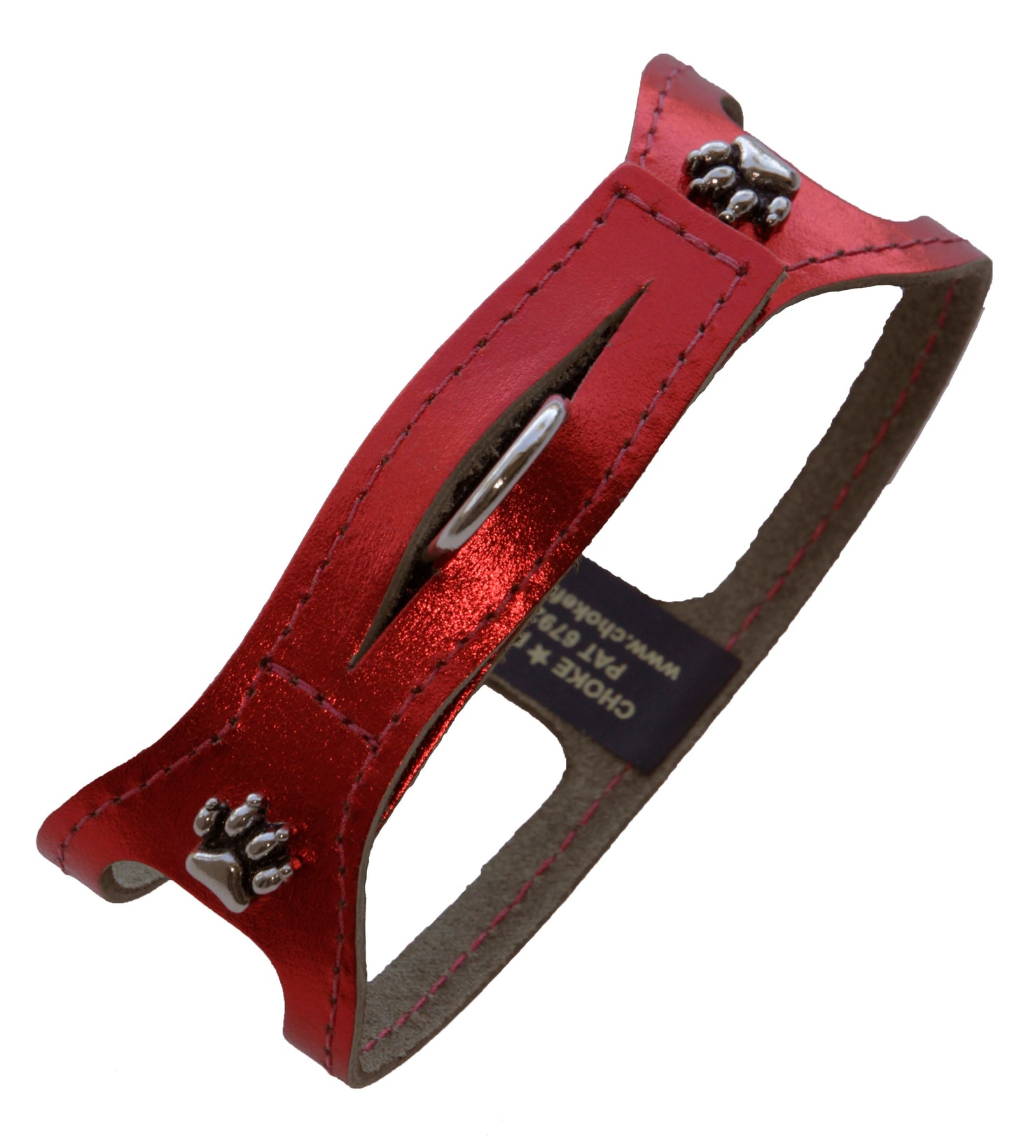 ORIGINAL ChokeFree™ Harnesses - Metallic Leather (Small - Medium Sizes)